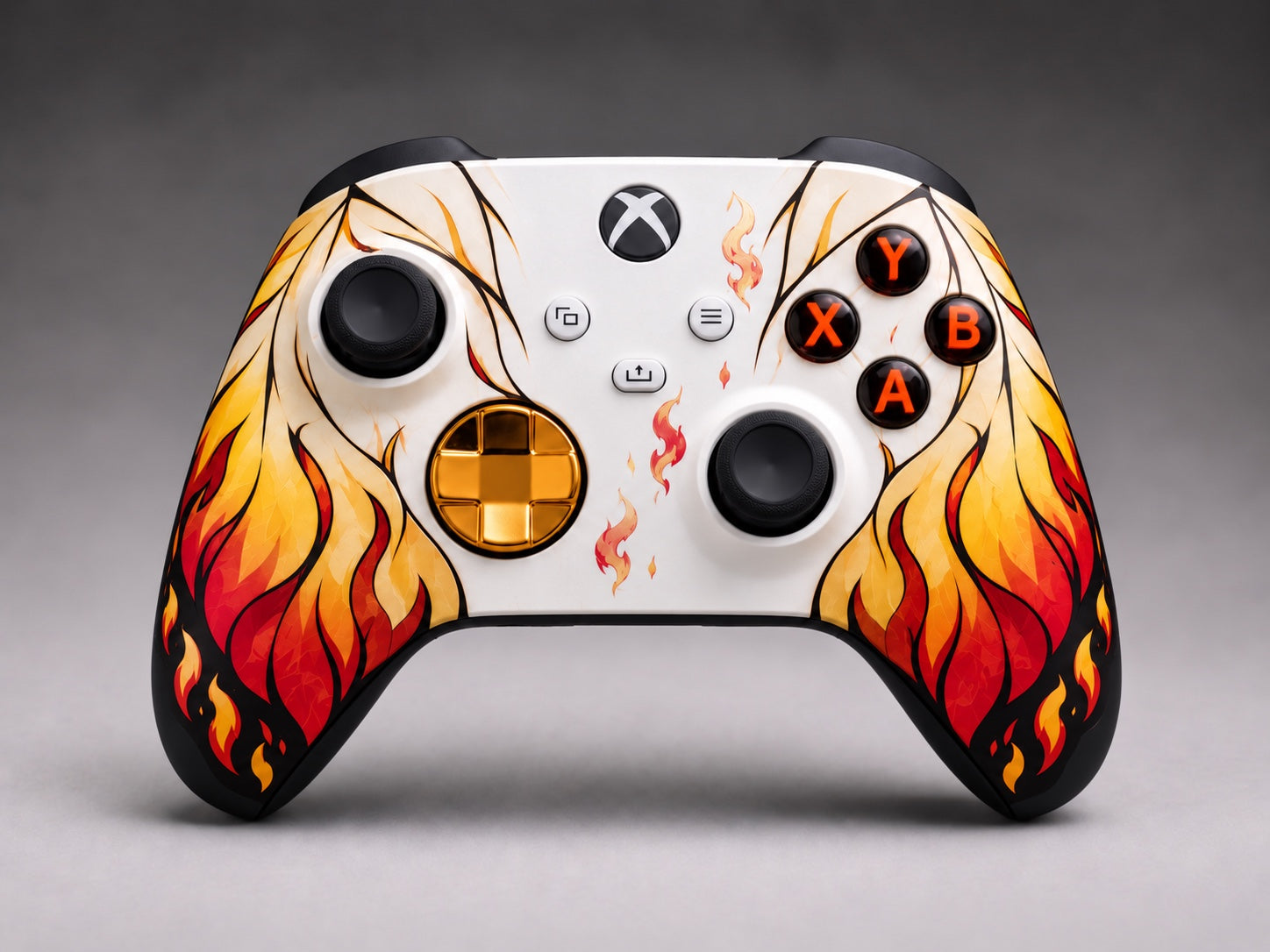 Rengoku — Xbox custom controller, front view